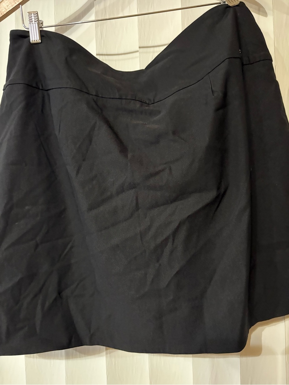 Classic Black Women's Skort with Flattering A-Line